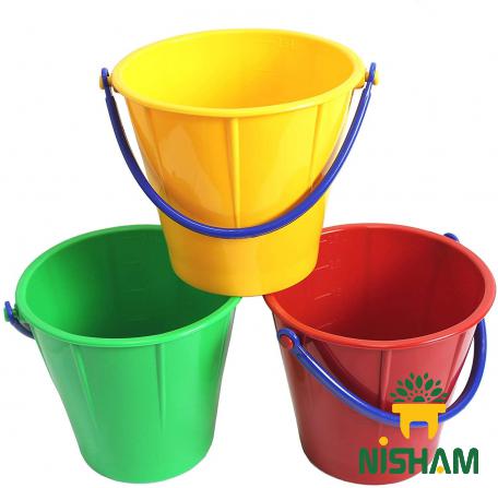 What is plastic buckets used for?
