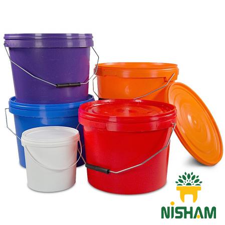How is a Empty plastic bucket made?